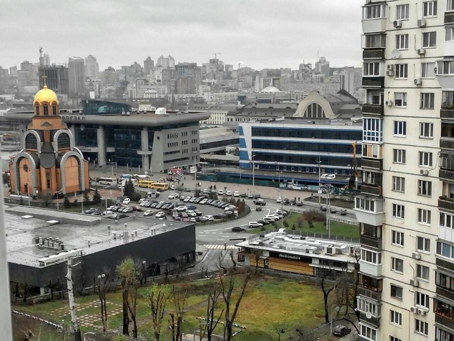 Патриарха Скрипника 7,Жд Вокзал, Ультрамарин Apartment Kiev Bagian luar foto